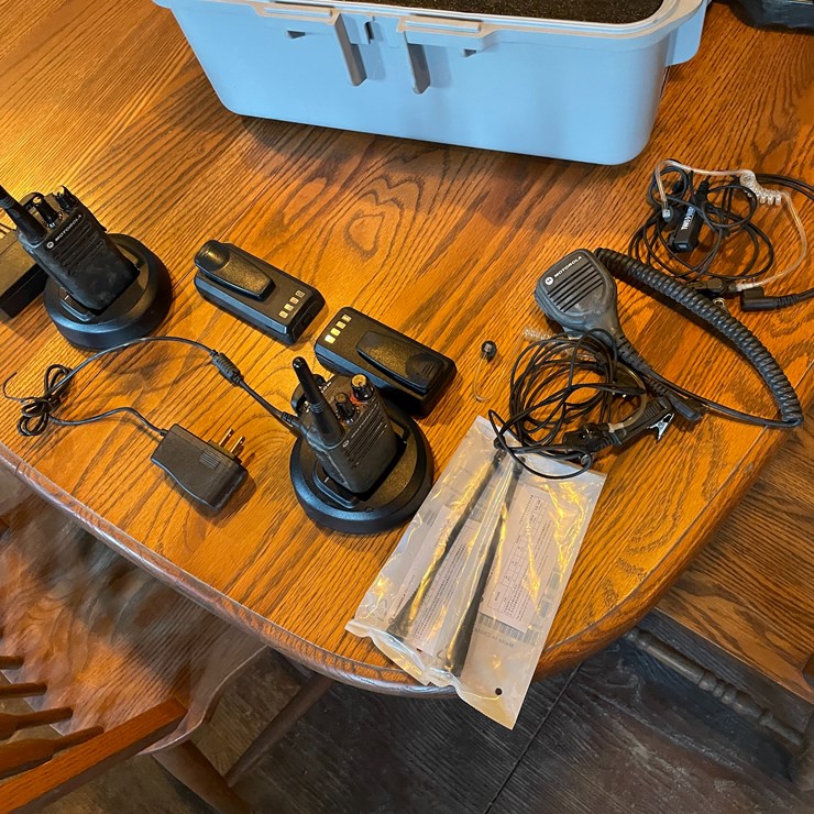 #1045 • (2) Motorola 2-Way Radios