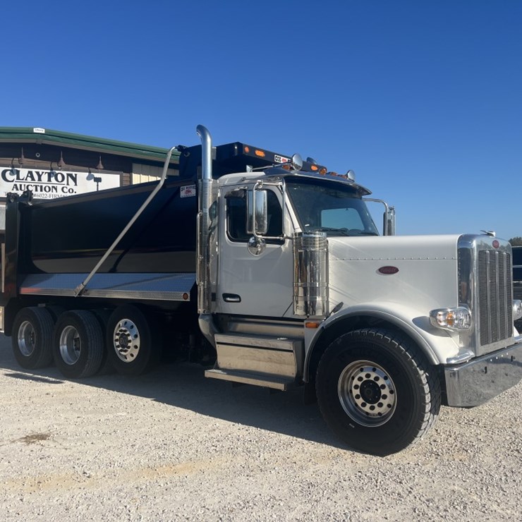 #4709 • 2025 Peterbilt 589 Tri Axle Dump Truck