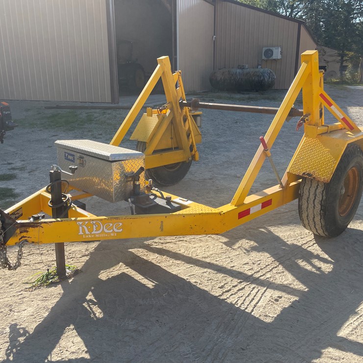 #1015 • 2014 K-Dee Single Axle Reel Trailer, (No Title)