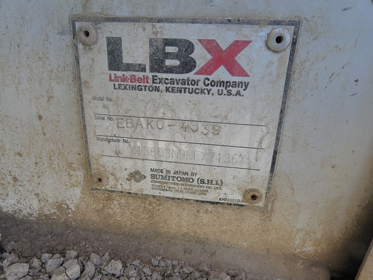 2010-link-belt-135a-hydraulic-excavator,-sn:hex7136,-erops,-qt-bucket,-7843-image-3