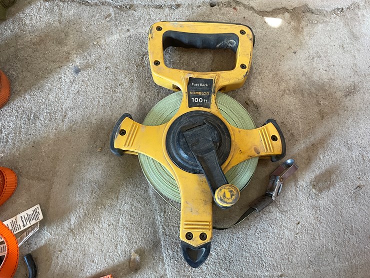 #1074-•-ratchet-straps,-100'-measuring-tape-and-wheel-chock-image-13