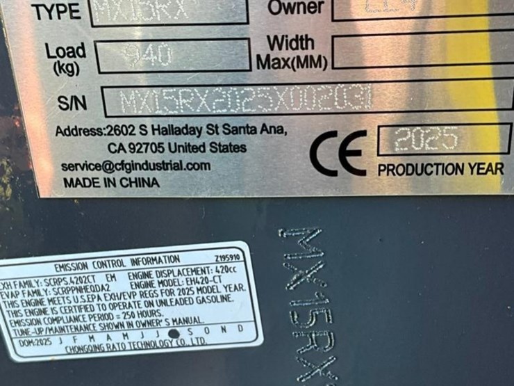 unused-cfg-mx15rx-mini-excavator-image-9