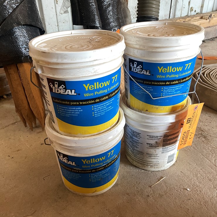 #1069 • (4) Ideal Yellow 77 Wire Pulling Lubricant