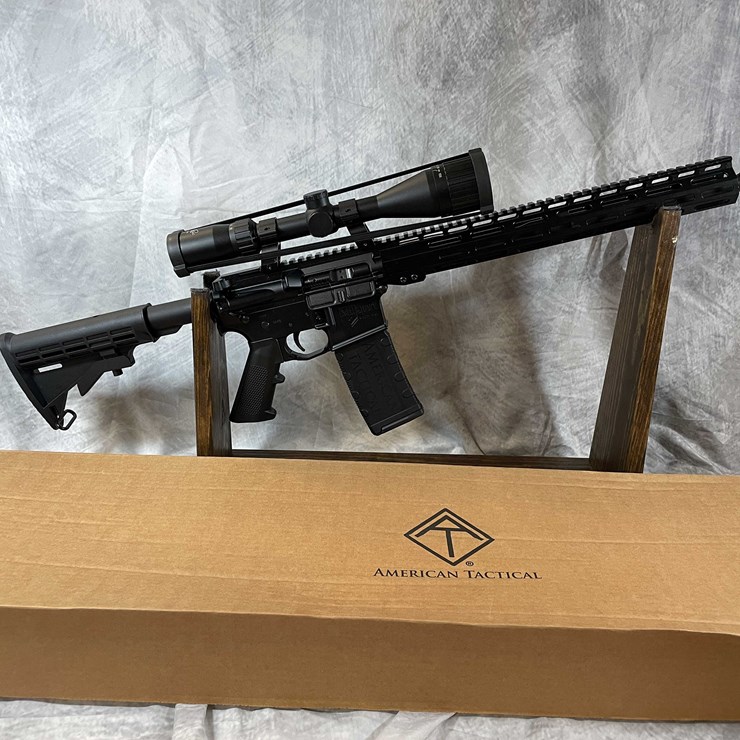 #2046 • American Tactical AR-15 Tactical 5.56 NATO Semi-Auto Rifle, SN: MSA146319