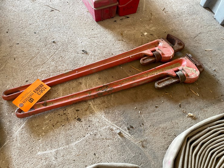 #1063-•-(2)-pittsburgh-pipe-wrenches-image-3