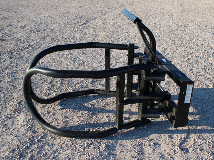 #2098-•-#2098--worksaver-ssbh2072-wrapped-bale-grabber-skid-steer-attach,-like-new-image-2