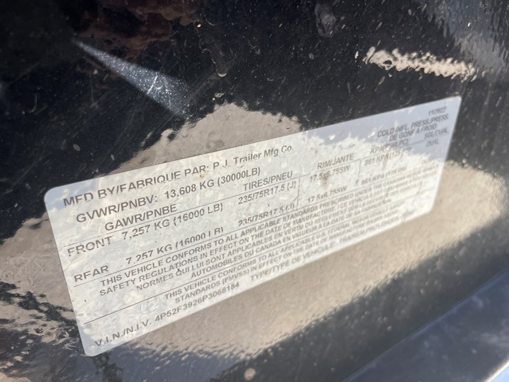 #1010-•-2023-pj-trailers-26'-tandem-dual-axle-deck-over-trailer,-(has-title)-image-14