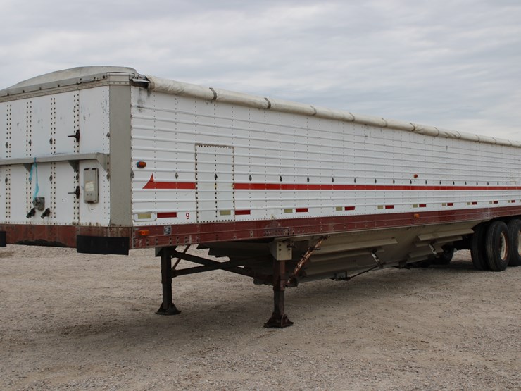 #2079-•-#2079-1981-barret-42ft-super-hopper-bottom-trailer-image-2