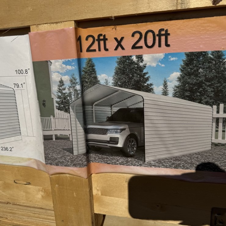 #4720 • 12 Ft x 20 Ft Car Port