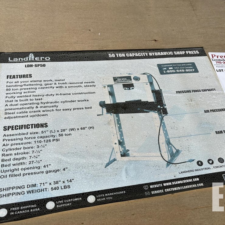 LANDHERO SHOP PRESS
