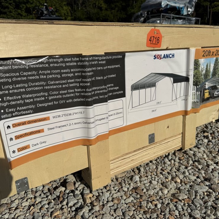 #4717 • 20 Ft x 20 Ft Car Port/Building