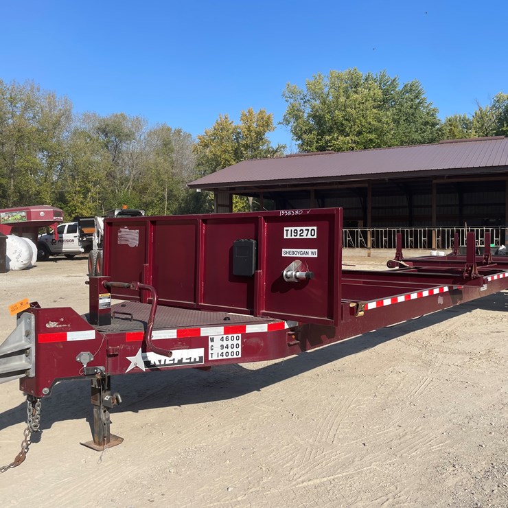 #1016 • 2014 Kiefer 38' Tandem Axle Pole Trailer, (Has Title)