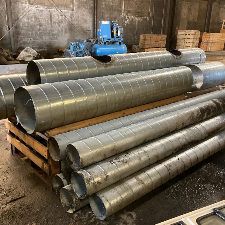 #185 • Steel Spiral Blower Pipe and Fittings