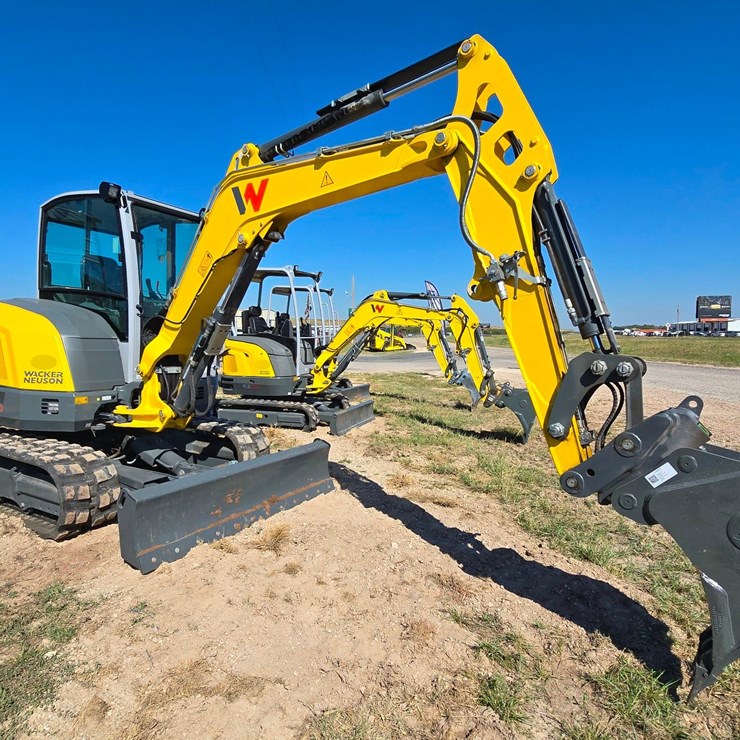 2025 Wacker Neuson EZ50 Zero Tail Excavator Extremely Low Hours
