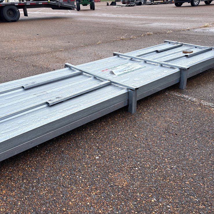 #6883 • (100) 10ft Galvalume Corrugated Steel Panels (New)