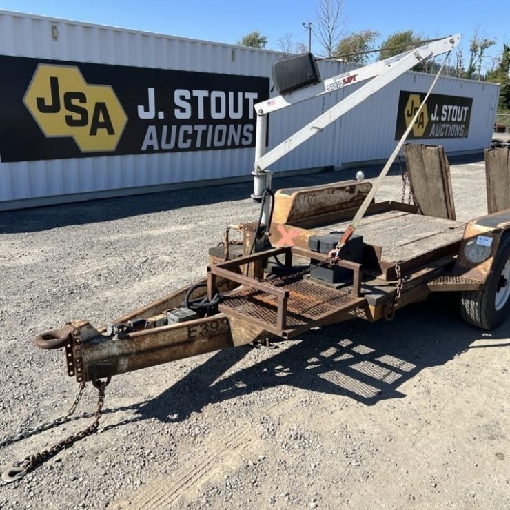 1993 Buz's 12' T/A Equipment Trailer