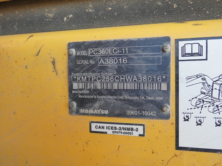 2017-kubota-pc360lc-10-hydraulic-excavator,-sn:a38016,-erops,-qt-bucket,-66-image-3