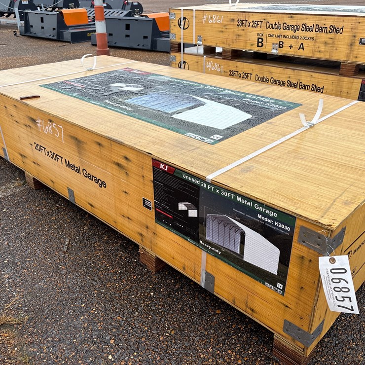#6857 • 20ft X 30ft Metal Garage (New)