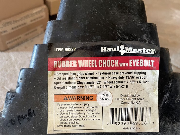 #1074-•-ratchet-straps,-100'-measuring-tape-and-wheel-chock-image-3