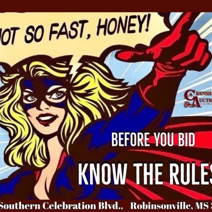 #4 • Before you bid, READ THE TERMS!