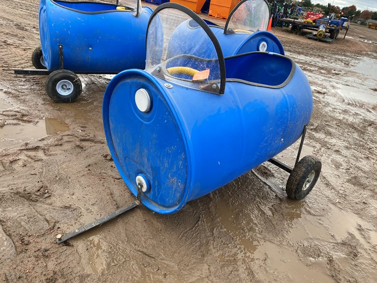 #7309-•-(6)-pull-behind-barrel-trolley-cart-image-2