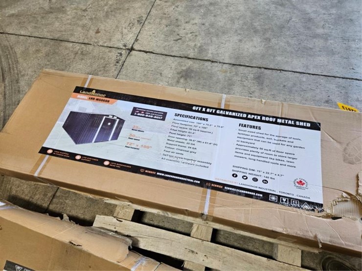 #2513-•-new-landhonor-lhr-ms0608-metal-shed-image-2