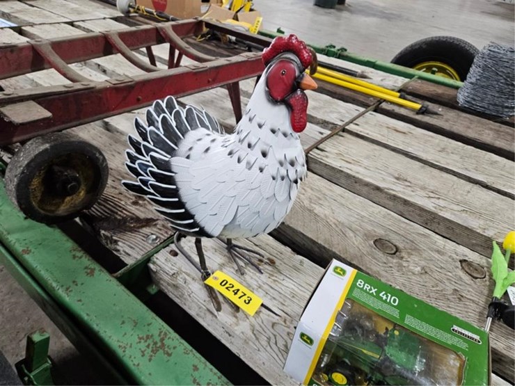 #2473-•-metal-yard-art-rooster-image-4