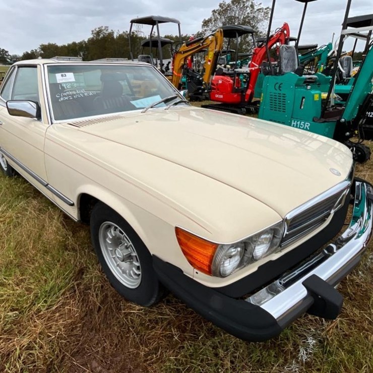 1983 MERCEDES 380SL **INOP** (AT, 2 DOOR, HAS