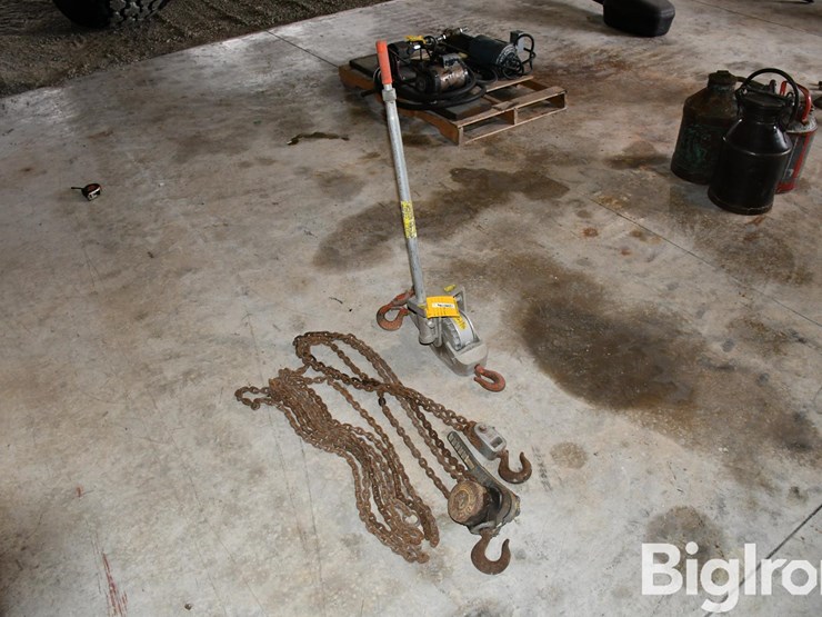 2-ton-chain-hoist-and-6000-lbs.-cable-hoist-image-1