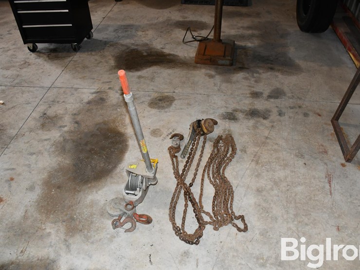 2-ton-chain-hoist-and-6000-lbs.-cable-hoist-image-4
