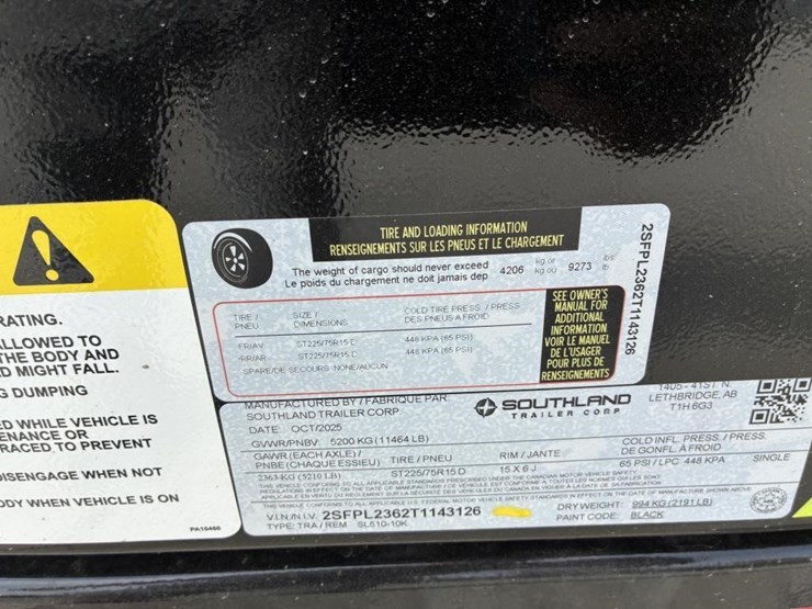 2026-southland-sl510-10k-t/a-dump-trailer-image-15