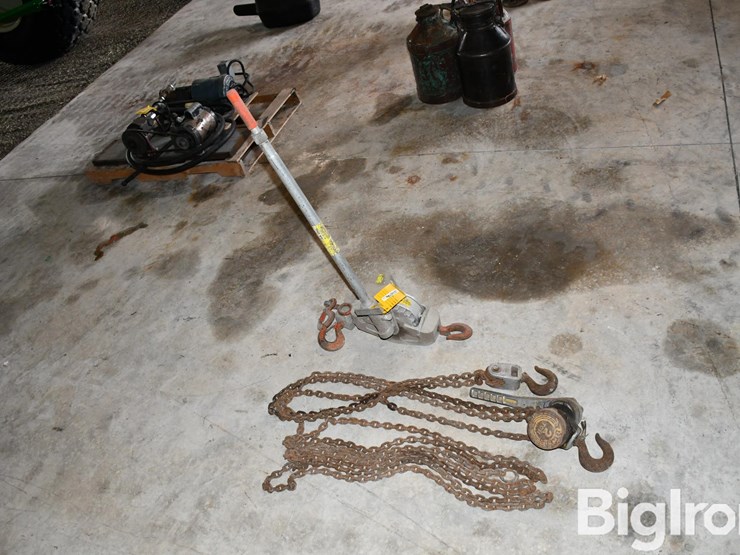 2-ton-chain-hoist-and-6000-lbs.-cable-hoist-image-2