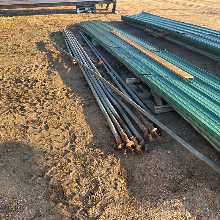 #3378 • Galvanized Screw-In Pipe Poles