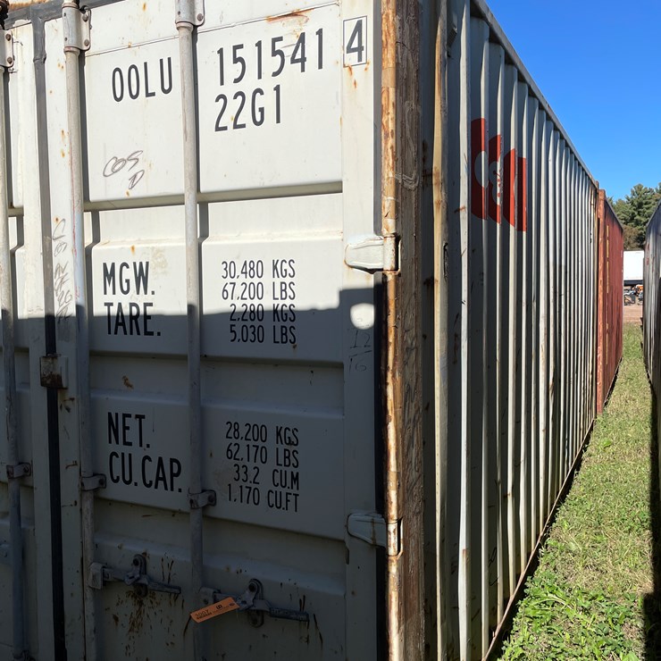 #3599 • 20' Standard Height Shipping Container