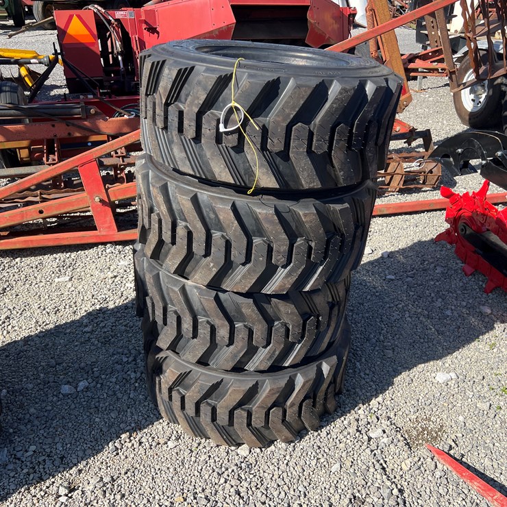 #839 • 4) SKID STEER TIRES