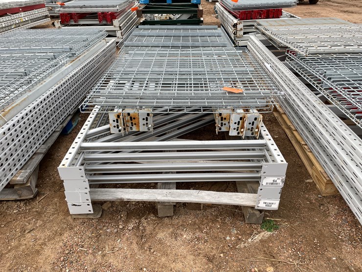 #7311-•-pallet-of-teardrop-style-pallet-racking-image-1