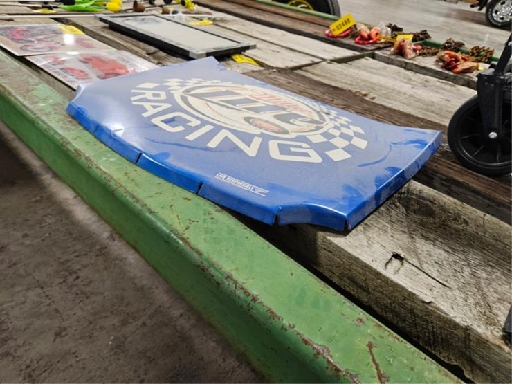 #2501-•-miller-lite-race-car-hood-metal-sign-image-3