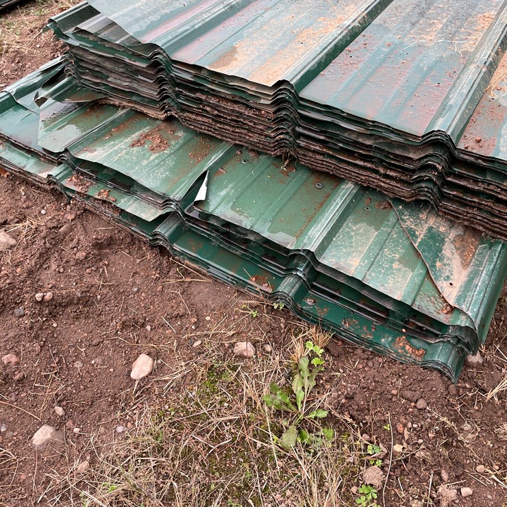 #3380 • Random Length Steel Sheeting Bundle