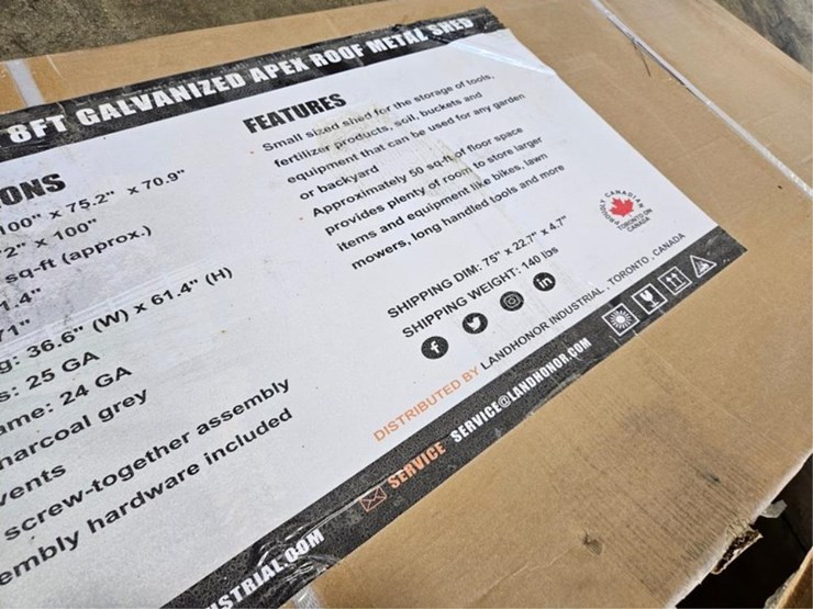 #2512-•-new-landhonor-lhr-ms0608-metal-shed-image-4