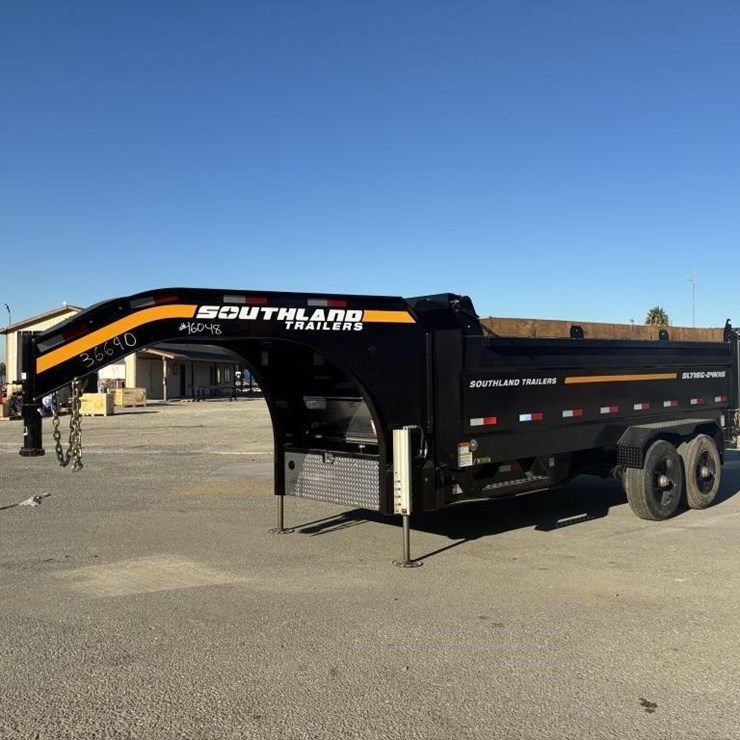 2026 Southland SL716G-24KHS T/A Gooseneck Dump Tra