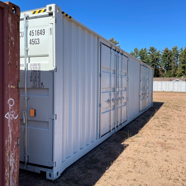 #3332 • 40' High Cube Multi-Door Shipping Container
