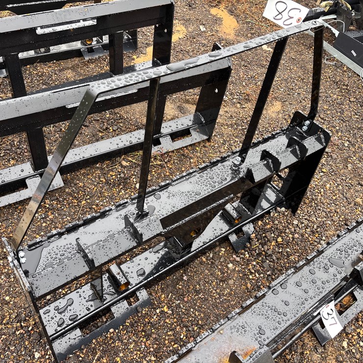 #38 • Skid Steer Pallet Fork/Hay Spear Frame