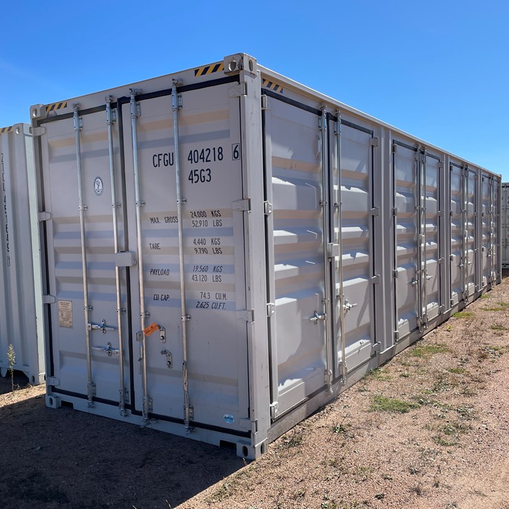 #3349 • 40' High Cube Multi Door Storage Container