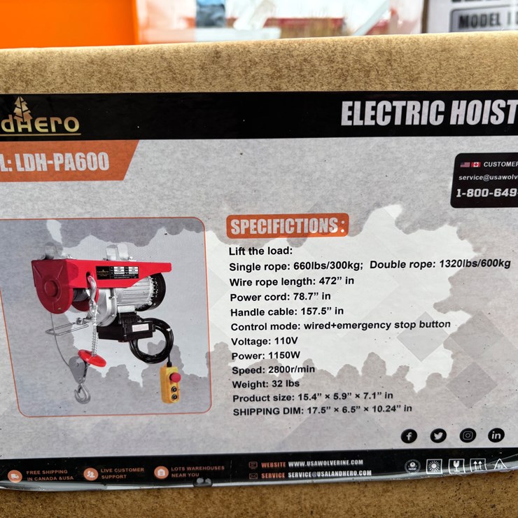 #58 • Land Hero Electric Hoist