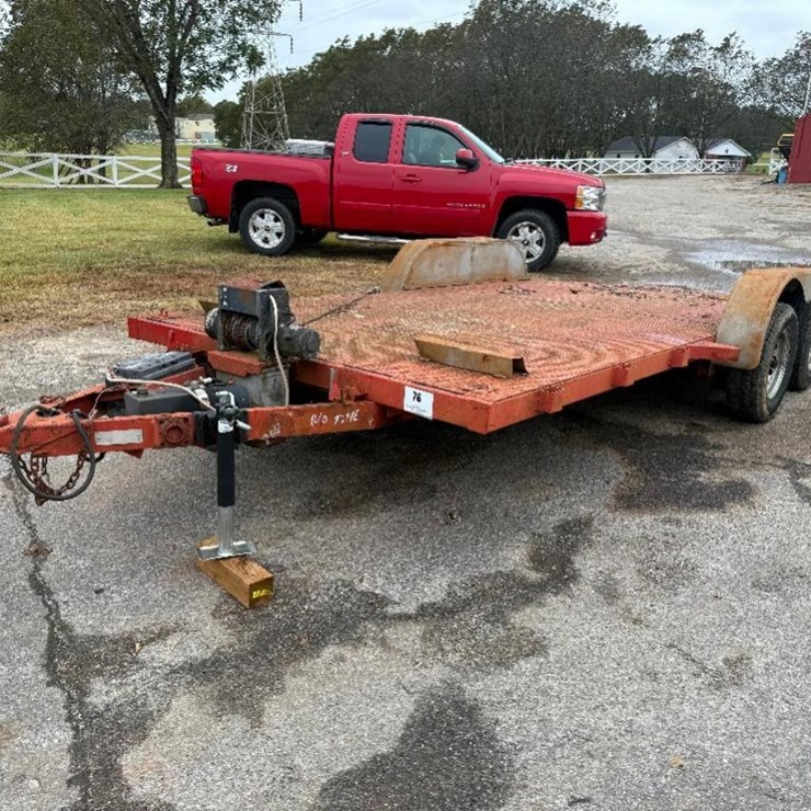 16' TILT TRAILER **NO TITLE** (84"X16, TANDEM 5