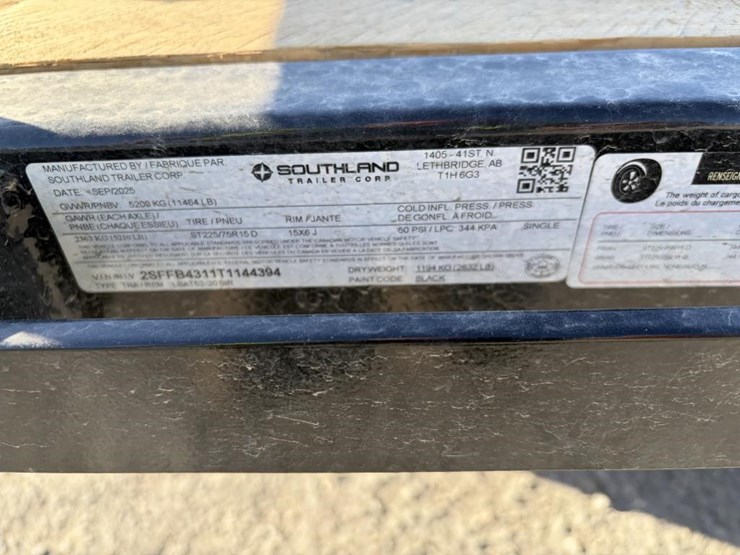 2026-southland-lba52-20sir-20'-t/a-flatbed-trailer-image-10