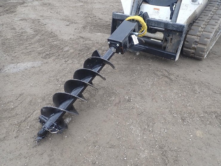 wildcat-skid-steer-post-hole-digger-with-12"-auger-image-1