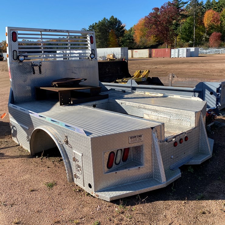 #3338 • 2003 Aluma-line 10' Aluminum Pro Haul Gooseneck Flatbed