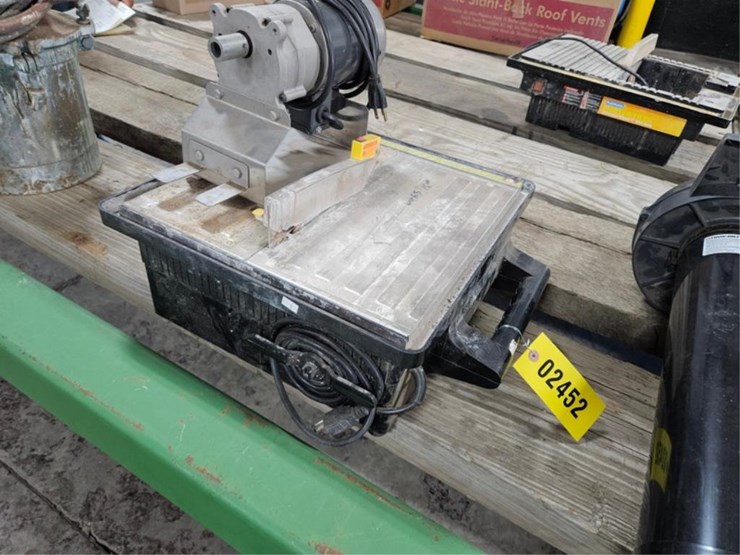 #2452-•-tile-saw-&-gear-reduction-motor-image-7
