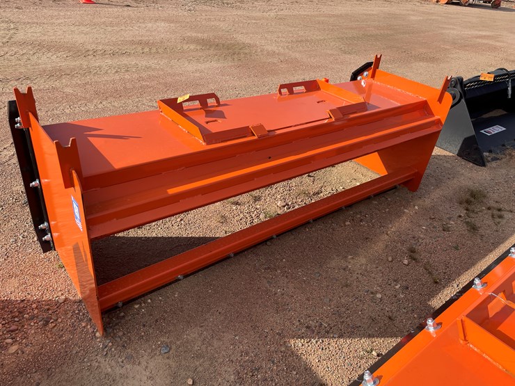 #4077-•-8'-hd-snow-pusher-with-pull-back-attachment-image-1